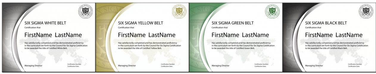 Six Sigma Certifications
